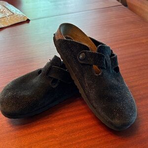 Womens black birkenstock Boston